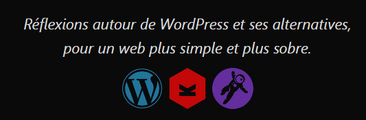 Capture d'écran de l'entête de la page d'accueil