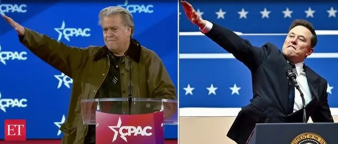 Saluts nazis de Steve Bannon et Elon Musk